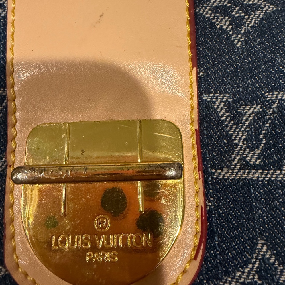 Louis Vuitton Denim Patchwork Shoulder Bag - Picture 12 of 15